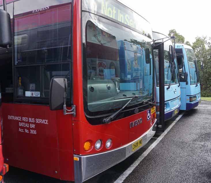 Red Bus Iveco Metro Express 23, Hino RG230 67 & 87